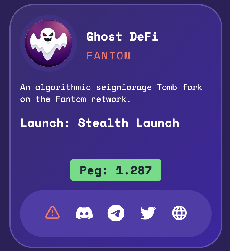 ghost_defi's tweet photo. Ghost V1 Above PEG
Ghost V2 Genesis Launch in 2 Hours!
https://t.co/Es1d1SREOW

@TombForkWatch @WhatTheFork_xyz @RaidersTomb @ApeOClock 

#ghostdefi #ftm #tomb #tshare #pegged #based #bshare #tombfinance #tombfork #btc #matic #eth https://t.co/TdRZLrGGQq
