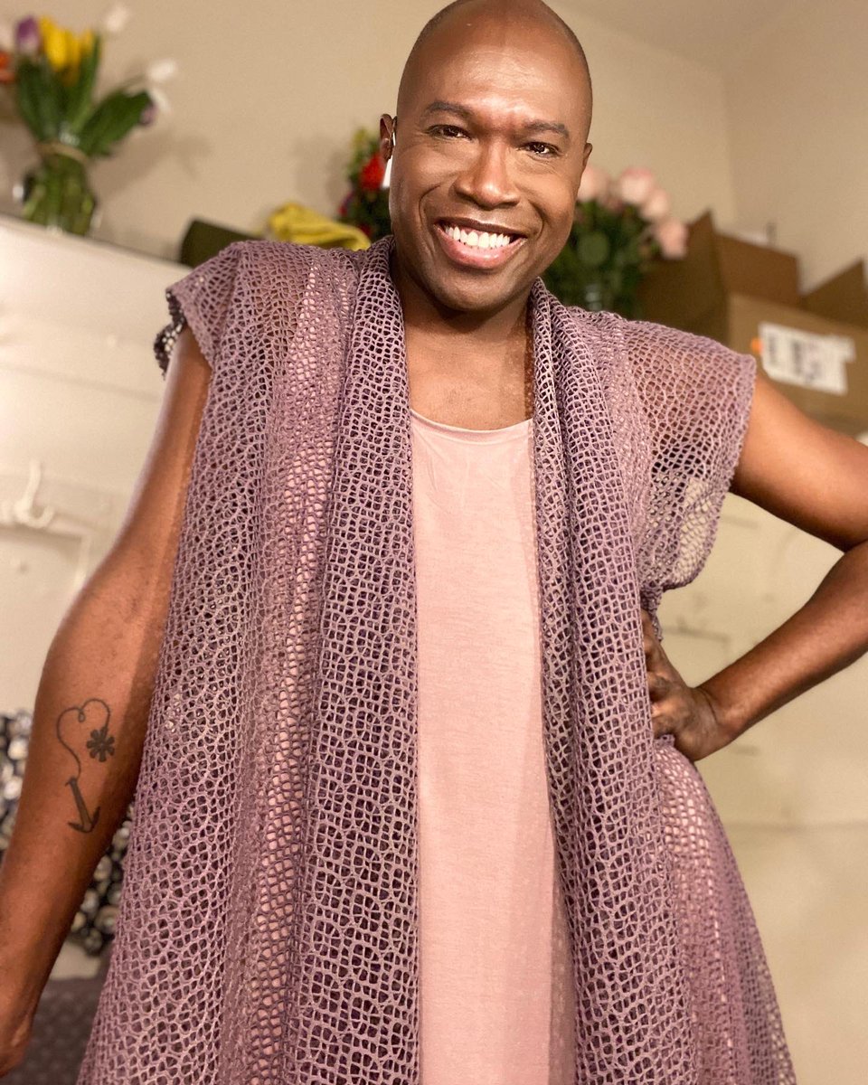 MrJJJr's tweet photo. Last night I made my Broadway debut. Refusing to come down from this cloud. I did it for little gay me, who was always told he was too much. @StrangeLoopBway #blackgayjoy #swacket #broadway #thought2 https://t.co/vC9vrnlzTe