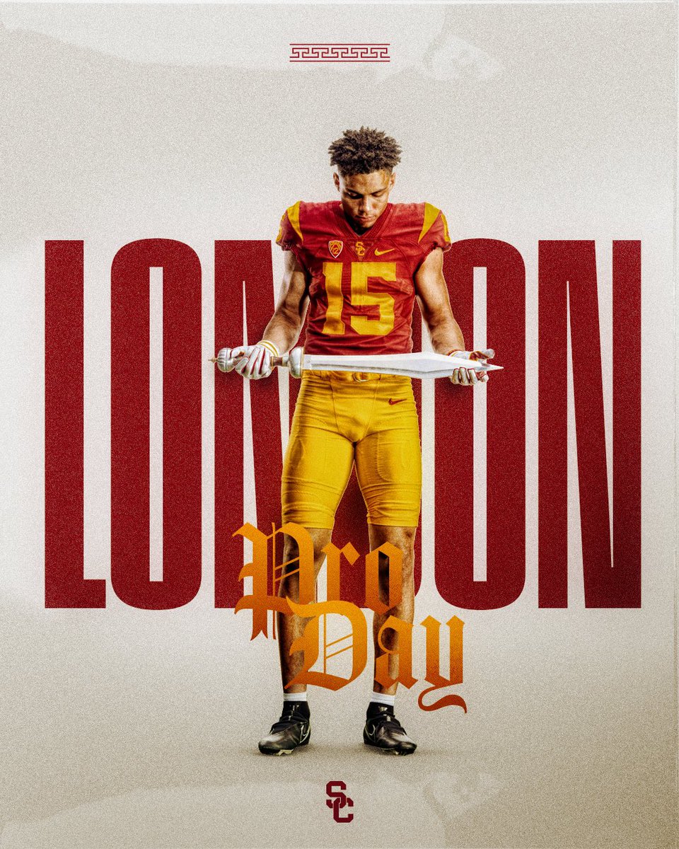 Pro Day for Draft Day 🏈
<a href="/DrakeLondon_/">Dråkë</a> 

#proday #FightOn✌️