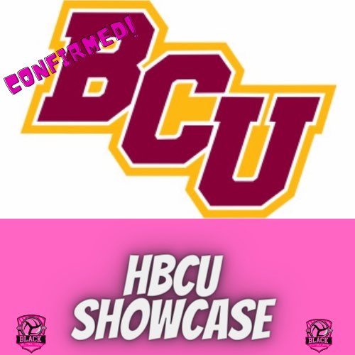blackvbcircuit's tweet photo. 🏐Participating College🏐
⭐️Bethune Cookman
⭐️Daytona Beach, FL
⭐️NCAA-DI
⭐️SWAC Conference
⭐️Showcase: Dallas
🖤💖🤍
#TheMainEvent
#melaninmagic
#fortheculture #securethebag #studentathletes #differentareacodes #exposureexplosion #volleyballvibes #supremeshowcase https://t.co/kWbcnD3ut7
