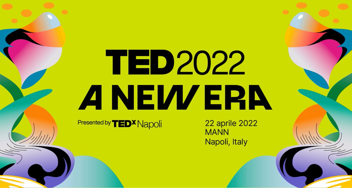 Ritorna il #TEDxNapoliLive! 
Il 22 aprile al <a href="/MANNapoli/">Museo Archeologico Nazionale di Napoli</a> potrai guardare in anteprima una selezione di talk del #TED2022 "A new era" 
Prenota il tuo posto bit.ly/3LVlklI