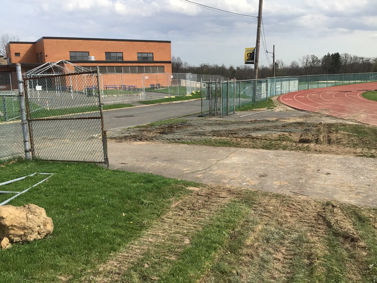 TurcoGolf's tweet photo. Construction is underway at Nanuet High School in Rockland County, NY! Site prep began this week for the installation of a new athletic field, running track &amp; tennis courts. #athleticfields #fieldinstaller #syntheticturf #turf #nanuet #rocklandcounty #ny #newyork #construction https://t.co/GWo9p4mnVS