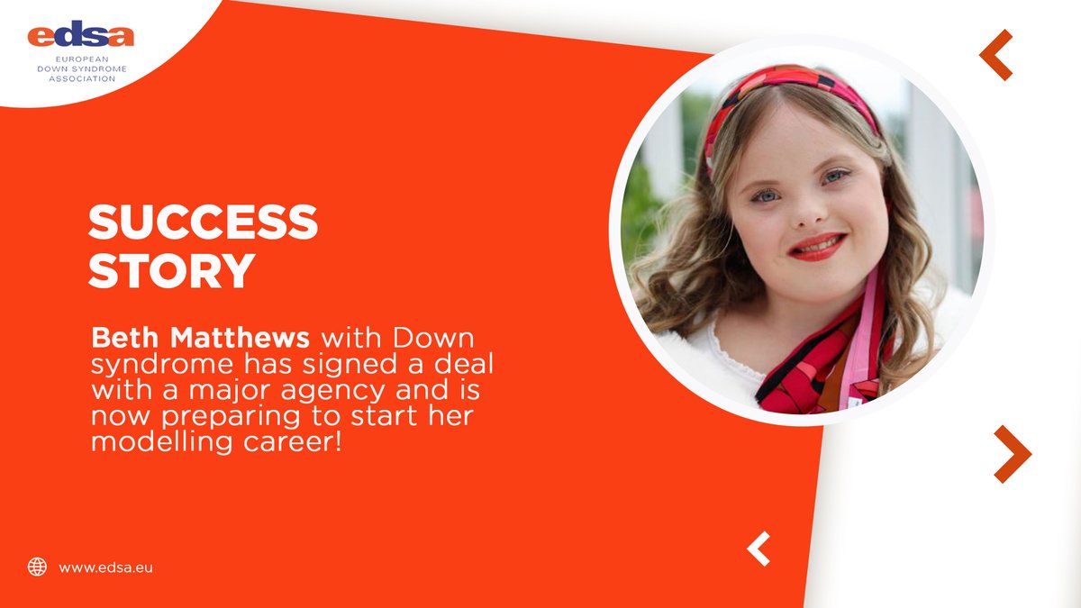 edsachannel's tweet photo. Beth Matthews with Down syndrome has signed a deal with a major agency and is now preparing to start her modelling career!
👉 Click On The Link For Details:
https://t.co/aDozNbIc2j
#downsyndrome #success #successstory #modellingcareer https://t.co/K53tRtOpdO