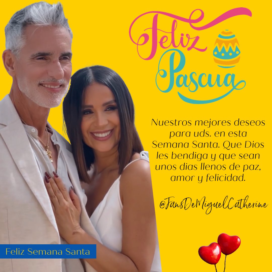 Que pasen una #SemanaSanta2022 de mucha paz, amor y tranquilidad en compañía de tu familia y tus seres queridos 🐰💜✨🙏 <a href="/soyVaroni/">miguel varoni</a> <a href="/siachoque/">catherine siachoque</a> #Easter 

#MiguelVaroni #CatherineSiachoque