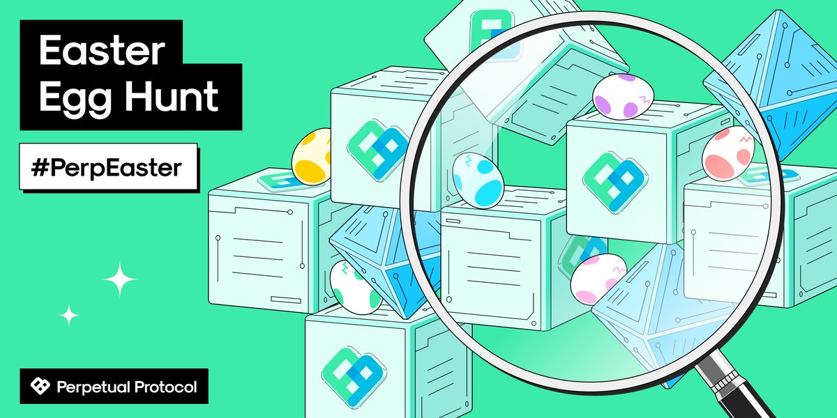 perpprotocol's tweet photo. Easter is around the corner and the Perp Easter Bunny already paid a visit 🐣🐇

It has hidden 11 eggs on https://t.co/H70FX7EG99
If you crack them open a word appears 👀

The first one to find them all gets a 12th word from us, making it a seed phrase to a wallet with 100 $PERP! https://t.co/8OnCW69fuu