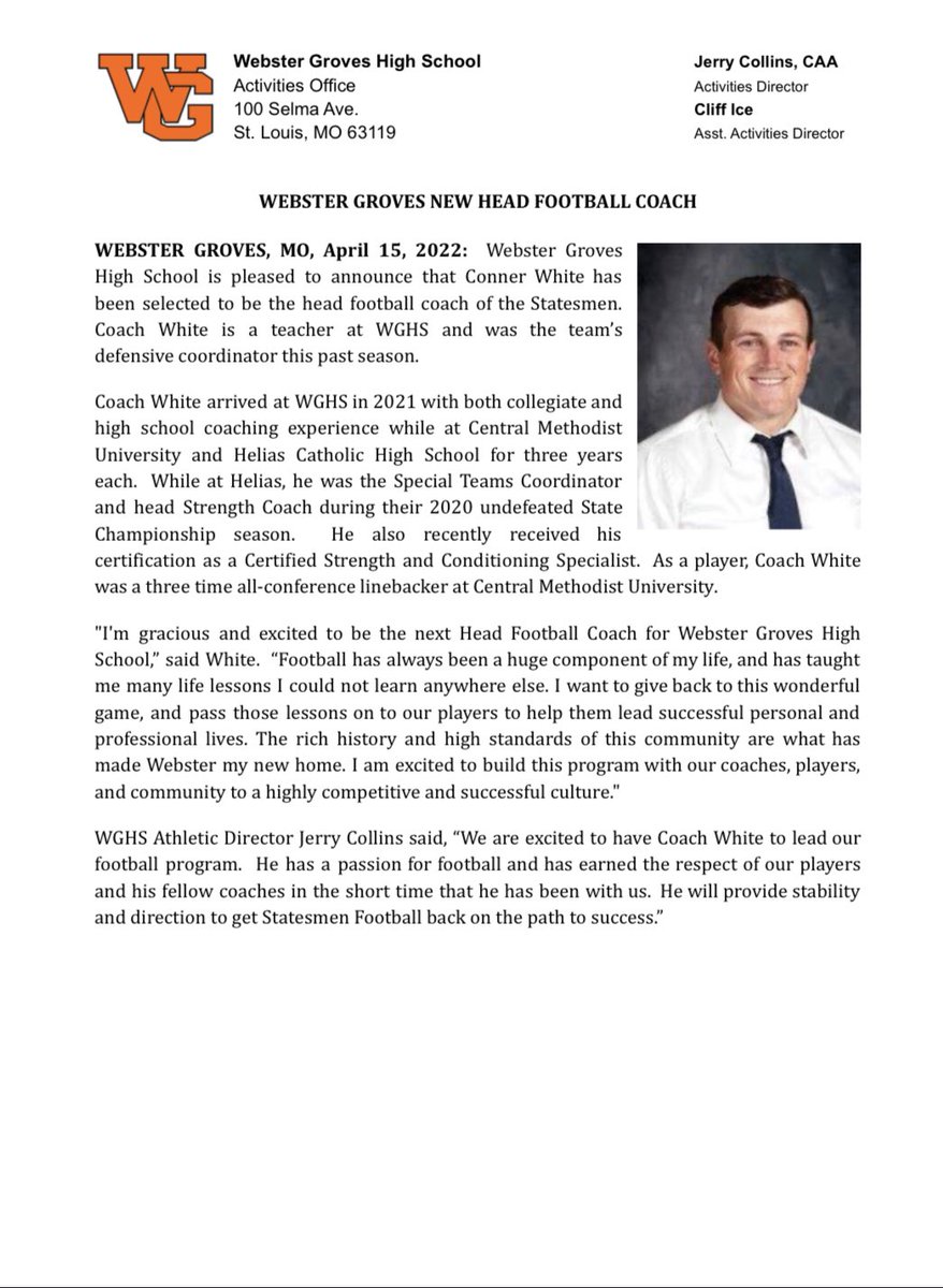 Conner White, M. Ed, CSCS tweet media