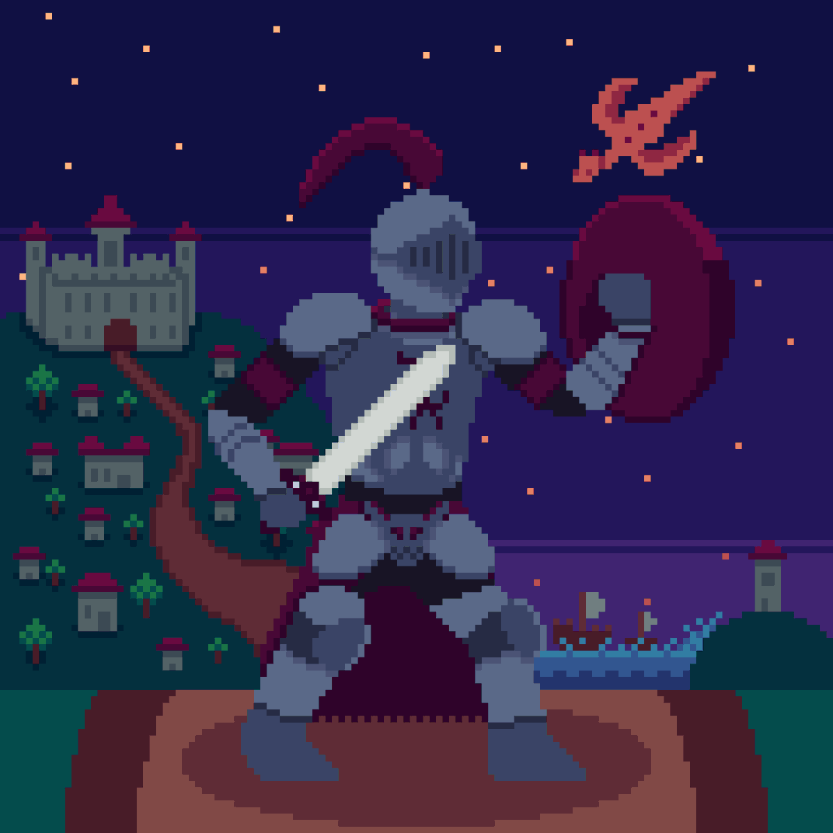 MuriloDaniel19's tweet photo. Dragon Knight.

#pixelart #draw #art #knight #videogame https://t.co/SfMbM7deWW