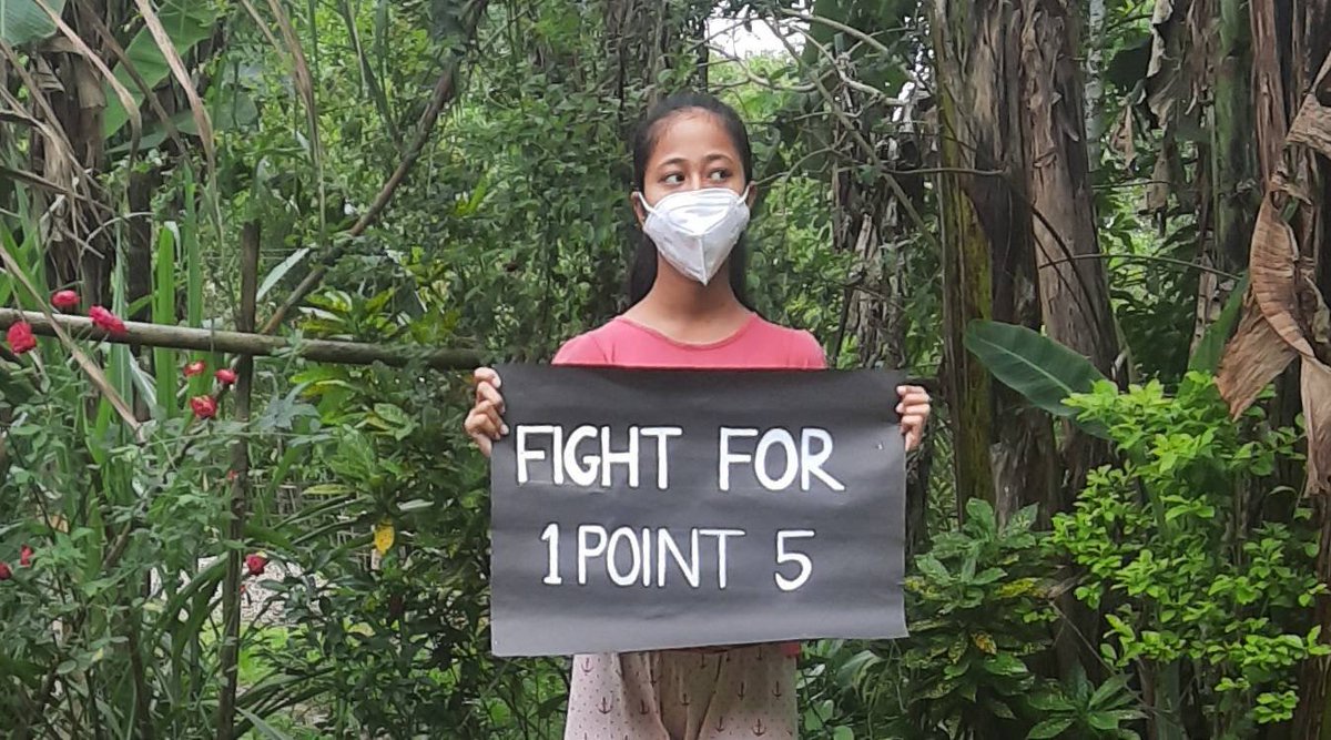 #ClimateStrike week 85. Dear Leaders, the world is speeding up towards a climate catastrophe with your empty promises. It is time to say #nomoreemptypromises and #EndFossilFinance. #PeopleNotProfit #FridaysForFuture #FightFor1Point5