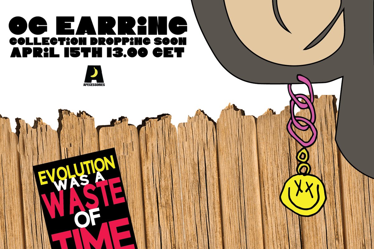 APRIL 15th #apecessories from "OG Earrings" collection available for PURCHASE on OpenSea.

👉 opensea.io/collection/og-………

<a href="/SketchyApeBC/">Sketchy Ape Book Club</a>
<a href="/BoredApeYC/">Bored Ape Yacht Club 🍌</a>
<a href="/ApeGangNFT/">ApeGang.eth</a>
<a href="/tinydinosnft/">tiny dinos</a>

 #tinydinos #rawr 
<a href="/0xApes_NFT/">0xApes</a>
 #NFTCommunity