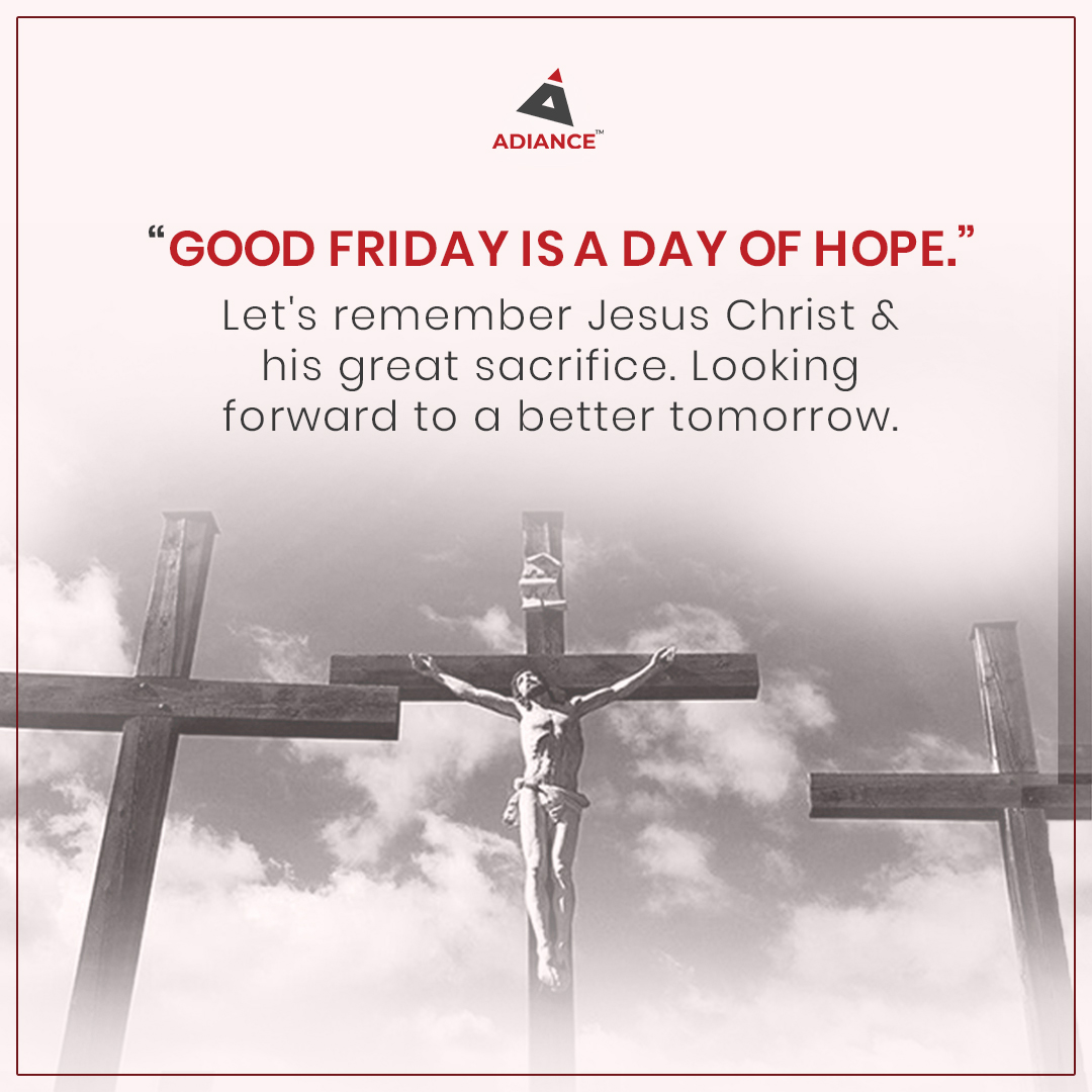 adiancetech's tweet photo. Happy Good Friday! May the Grace of Jesus Bless Your Heart and Your Home With Serenity and Eternal Happiness

#goodfriday #jesus  #love #stayhome #friday  #goodmorning  #jesuschrist  #church  #staysafe #holyweek #christian #jesuslovesyou  #cross   #life  #christ   #hope #adiance https://t.co/tazv0Fw55R