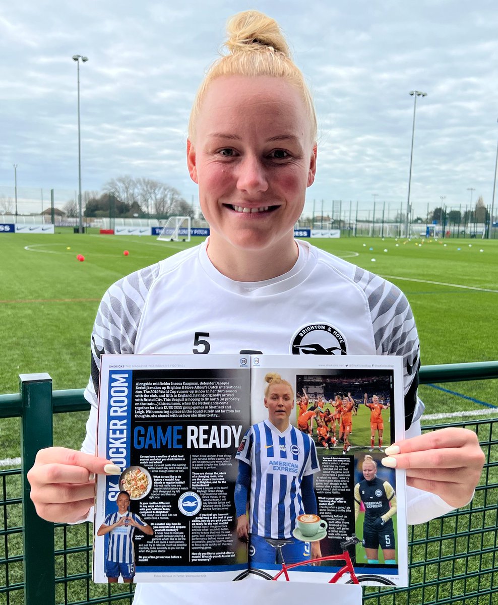 Game Ready. 🔥

There's a great feature with @DaniqueKerkdijk in the latest <a href="/SheKicksMag/">She Kicks - women's football magazine</a>! 🤩🇳🇱