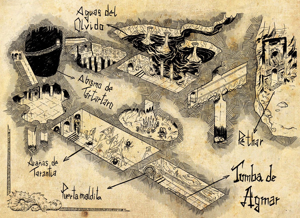 JagobaLekuona's tweet photo. ⚔️⚰️Tumba de Agmar⚰️⚔️
Pues ya he acabado el mapa. No soy ningún experto pero creo que para ser el segundo mapa que hago está bastante decente 😀
#jagobalekuona #rpgmap #rpgmapa #dungeonsanddragons #dungeonsanddragonsmap #rpg #darkfantasy https://t.co/h0CFvvWQoN