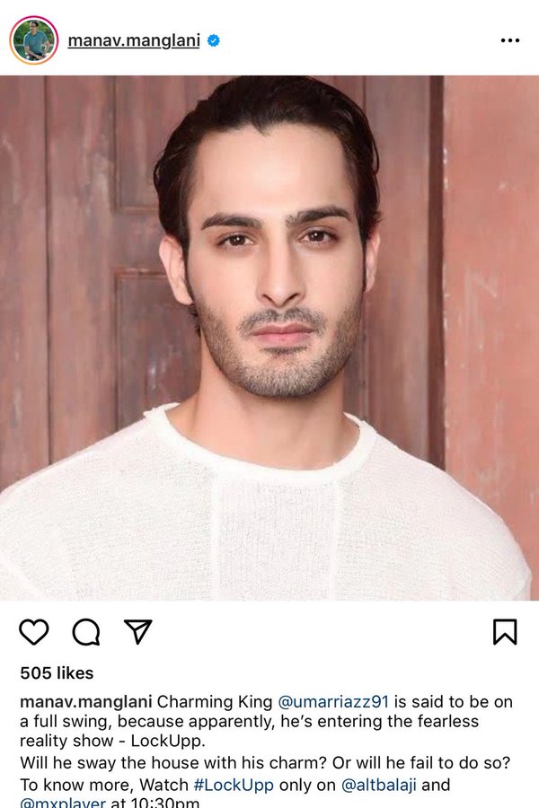 TeamUmarRiaz's tweet photo. Are u guys ready for it ?? 😍😍

LockUpp Guest - @realumarriaz !!

#UmarRiaz #UmarArmy https://t.co/Kt8K0rMUjc