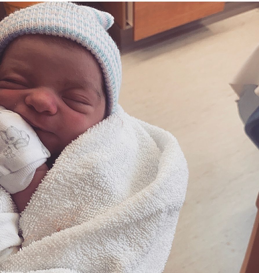 SSEBBO_'s tweet photo. My little man, Obie James Vivyan, weighing 7 pound 1, born at 8:28am, what an absolute surreal feeling 😭❤️ https://t.co/KFJfjrSXzJ