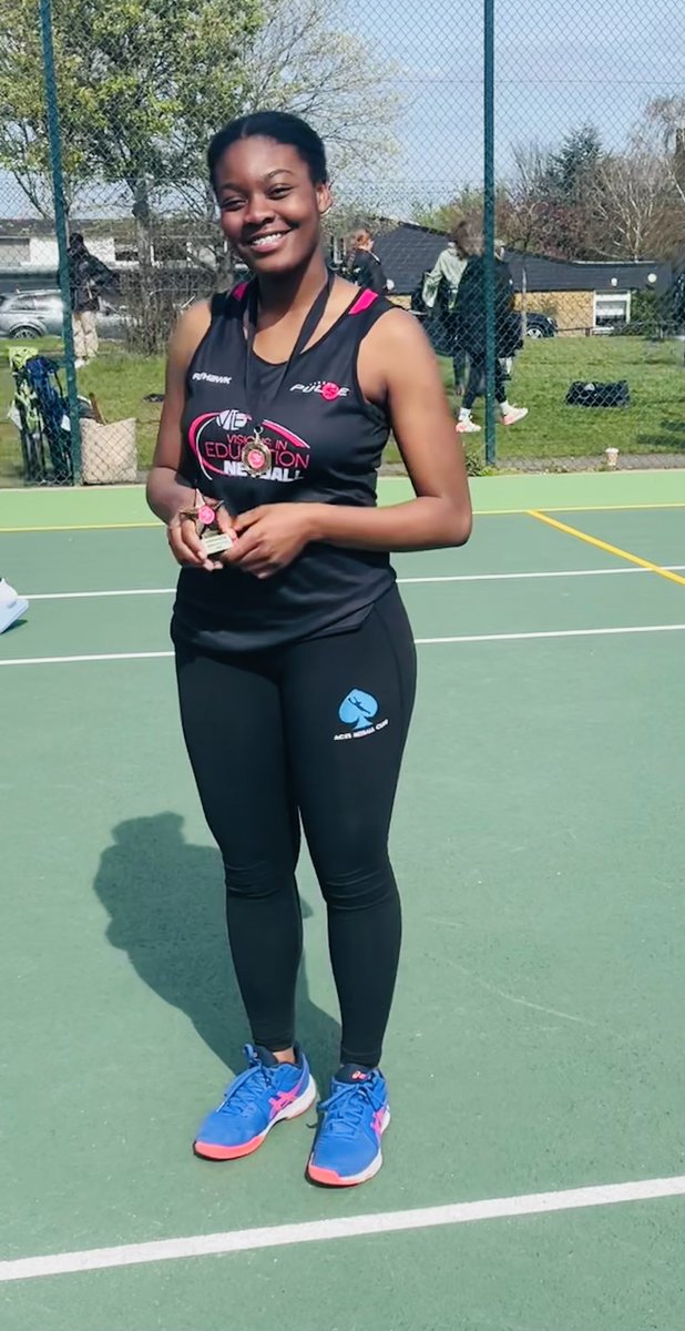 CroydonHighPE's tweet photo. Congratulations to Savannah who was awarded the Most Valuable Player at this season’s @PulsePathway Croydon hub! Hard work pays off…well done, Savannah! @AcesNetbal 💗👏🏆 https://t.co/BH9A64DSJd