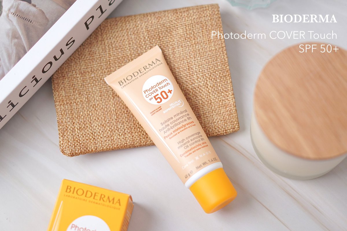 saroreview's tweet photo. ปกปิดแบบปังสุด ต้องยอมนะ กันแดดมิเนอรัลสีเนื้อ #Photoderm CoverTouch ช่วยทั้งป้องกันUVและปกปิดไปในตัว รอยสิวอะไรคือเก็บเรียบหมดจริง สีโทนเหลือง สว่างกว่าผิวแตงนิดนึงแต่โอเคเลยหน้าไม่เทา กันน้ำและเป็น oil free ไม่อุดตัน #Bioderma ออกแบบมาเพื่อคนเป็นสิวอยู่แล้วไว้ใจได้ #รีวิวกันแดด https://t.co/lWhZDpRDJN