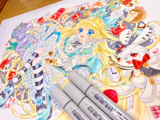 コピックとデジタルで創作イラストを描いています。水彩デビューもしたいと思っております。
♡とRT両方回ります。仲良くしてください🙌フォローバランスは、私のやってるゲームの関係です。

#絵描きさんと繋がりたい
#春の創作クラスタフォロー祭り
#絵柄が好みって人にフォローされたい #イラスト 