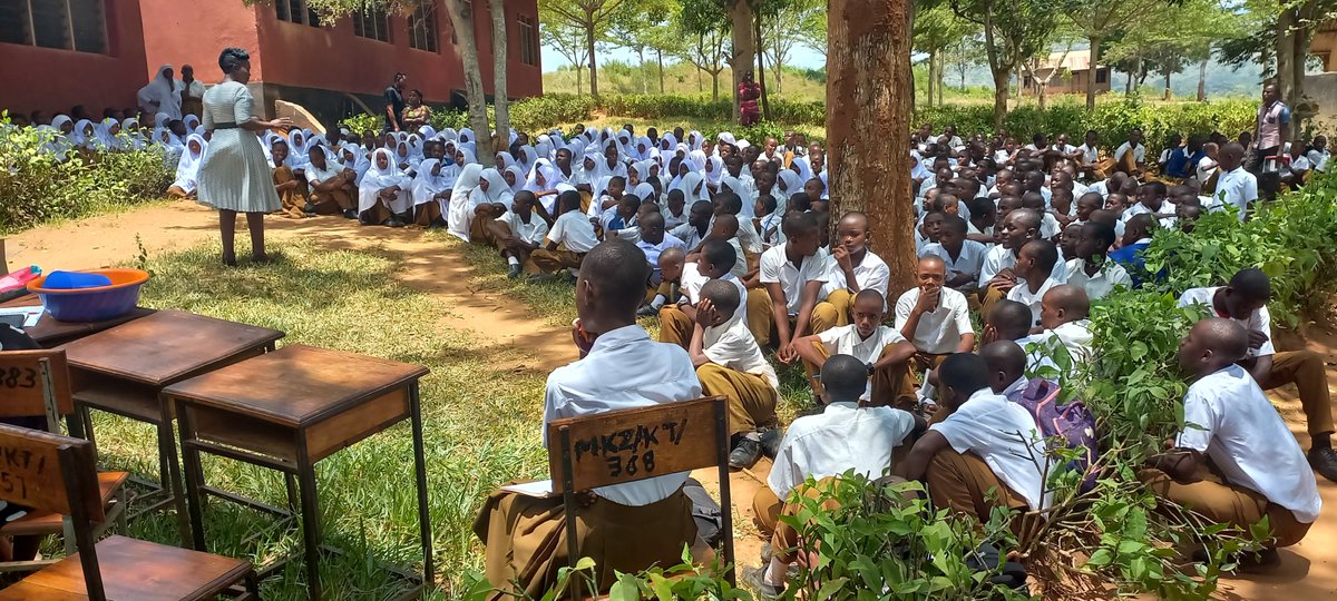 We continue Championing  against period poverty in  schools ,WomenChoice Industries  Reusable sanitary towels ''salama pads'' caters for your menstrual  problems  while in school