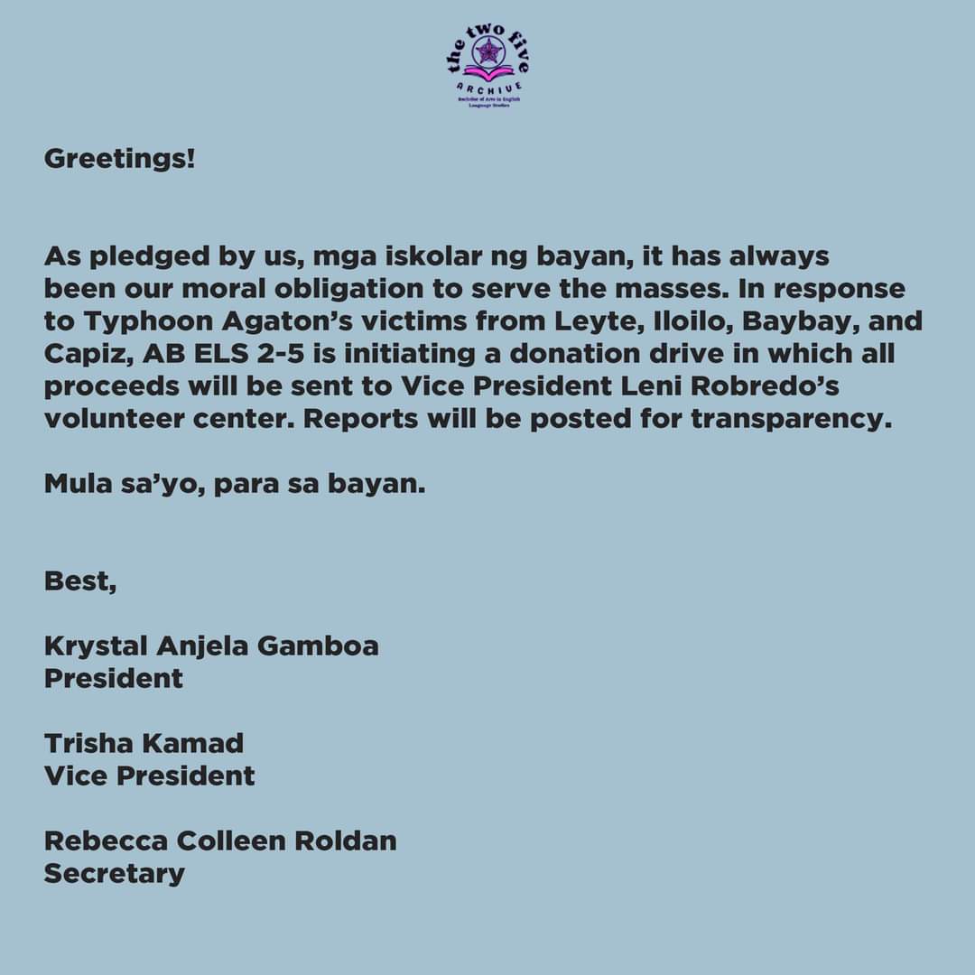 hanjibns's tweet image. hello! we are currently calling for donations. this is in response to typhoon agaton&apos;s victims. any amount will be of great help and will be highly appreciated!

mula sayo, para sa bayan.

#CapizNeedsHelp
#IloiloNeedsHelp
#BaybayNeedsHelp
#LeyteNeedsHelp