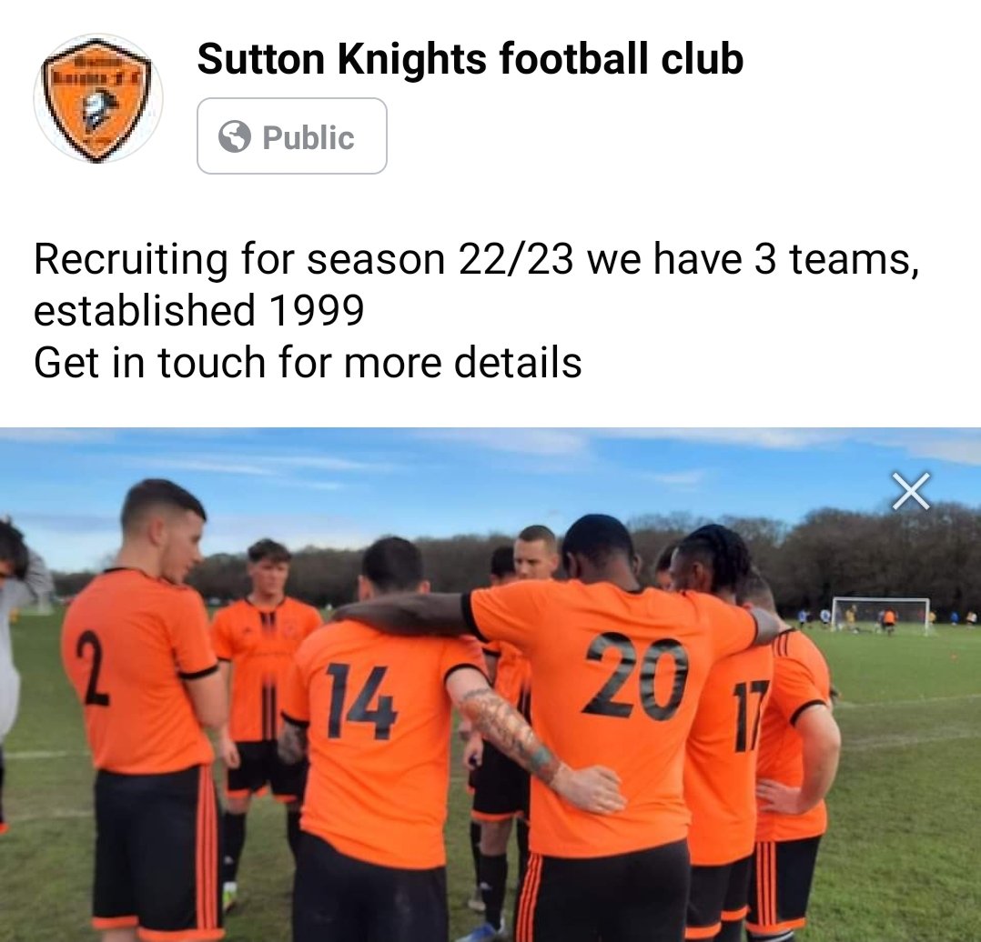 Sutton Knights FC (@suttonknights_) on Twitter photo 
