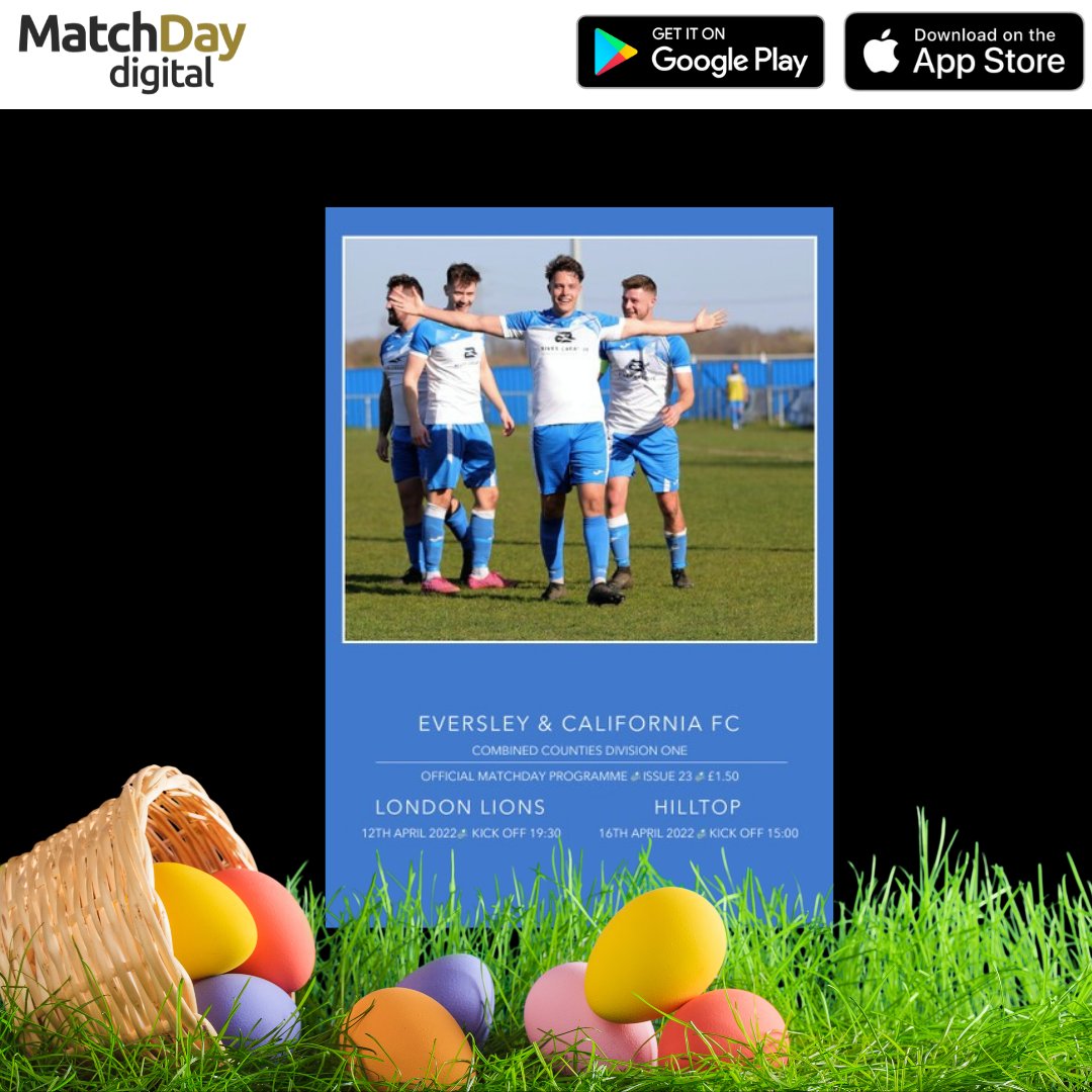 It's tough at the top as <a href="/EversleyCaliFC/">Eversley & California FC 🐗</a> take on <a href="/fc_hilltop/">Hilltop FC</a> tomorrow.  Download your digital matchday programme, now available on <a href="/MatchdayDigital/">MatchDay digital</a> #teampassion #footballnews #digitalmedia