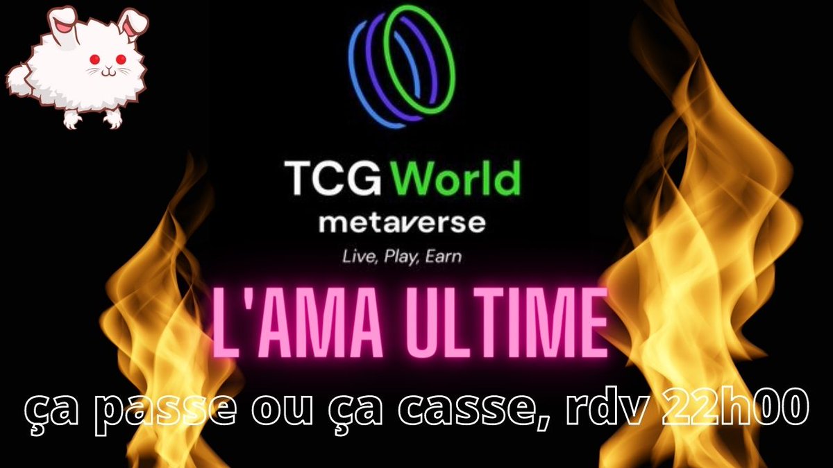 MonsieuRabbit's tweet photo. RDV A 22H POUR L'AMA ULTIME🔥
Le monde entier tremble dans l'attente de cette AMA!!
VENEZ ASSISTER A UN MOMENT HISTORIQUE💥
Quand vos enfants vous demanderont si vous y etiez, vous répondrez: OUI J'Y ETAIS! J'ETAIS LA QUAND LE MONDE A BASCULE! J'ETAIS LA BORDEL!
@OfficialTCGCoin https://t.co/k4I68VK3iy