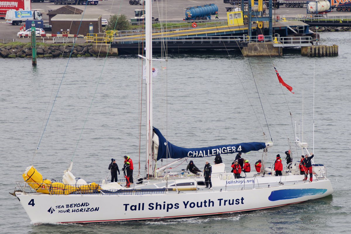 WixpixRob's tweet photo. Welcome to @BelfastHarbour @TallShipsYT #Challenger4

📸from the departing @StenaLine #StenaSCOTIA 👋

📸WixPix@Sea https://t.co/oFfw3BnAYb