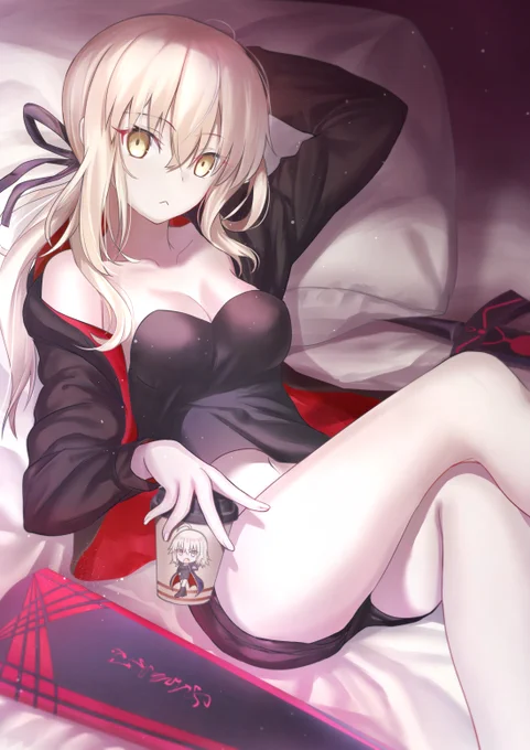 久しぶりにセイバー・オルタ。休憩中-。
#FGO 