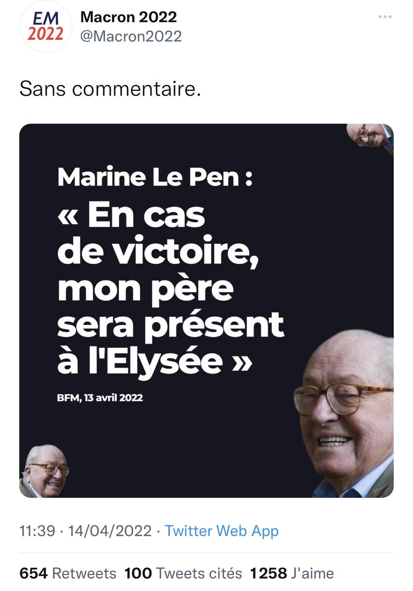 C’est ça le débat démocratique ?!?
#presidentielle2022