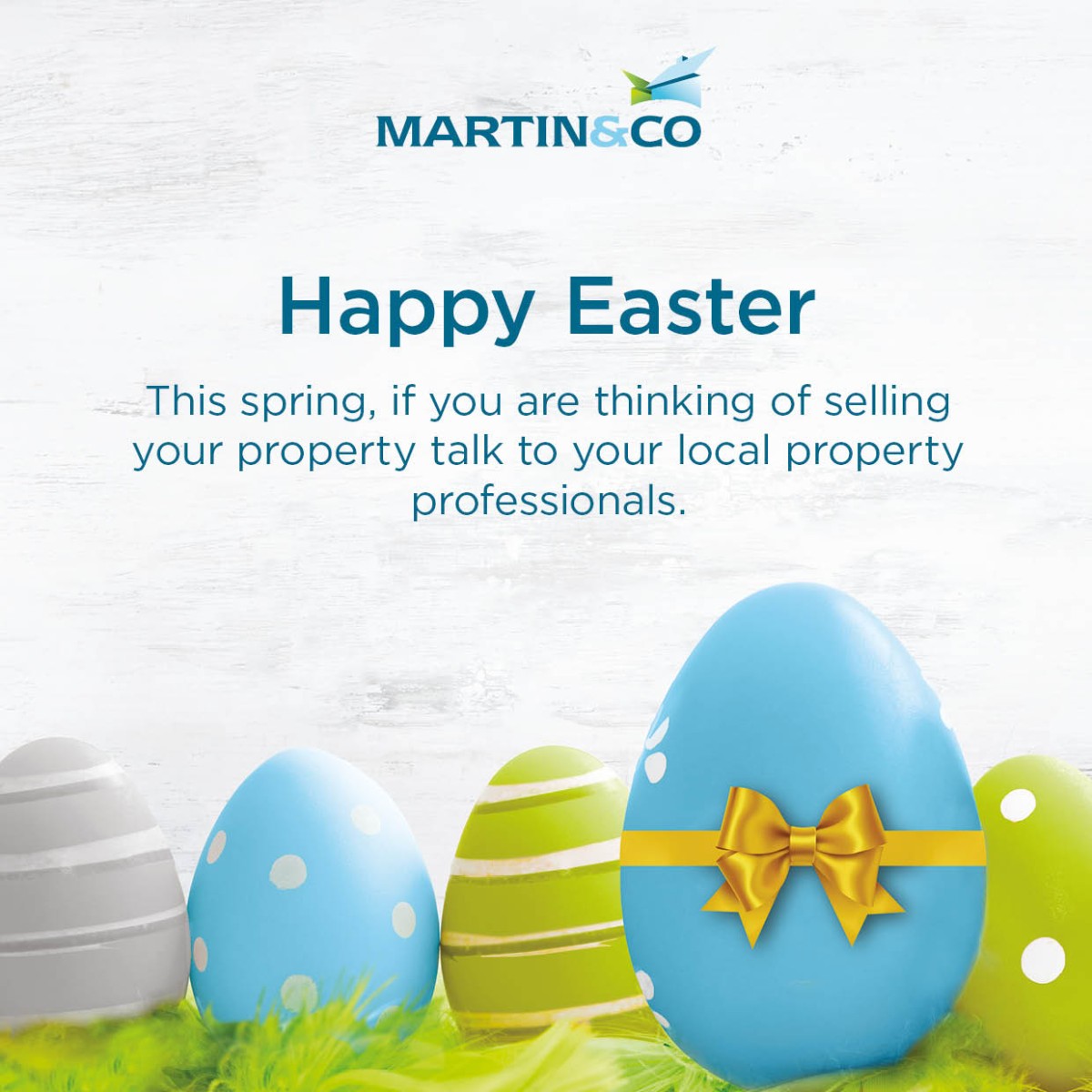Wishing you a Happy Easter weekend from all of us at Martin &amp; Co!