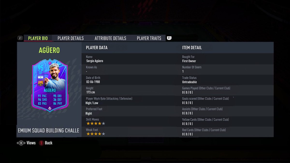 r3ld3's tweet photo. Agüero🇦🇷 End of an Era is coming to fifa very soon! 🤤😍

🗨️Predicted Stats

#FIFA22 #FUT22 #leaks #FIFA22leaks https://t.co/ZKzeTFpeh8