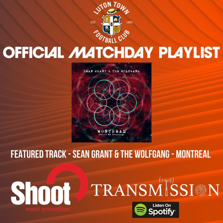 Transmission Indie (@transmissionltn) on Twitter photo Montreal (Watch Me Bending) by <a href="/sgwolfgang/">Sean Grant & The Wolfgang</a>, out now via Lutonâs @VBAHfanzine Records, is the one of the featured tracks on <a href="/lutontown/">Luton Town FC</a>âs matchday playlist at todayâs BIG Championship clash with <a href="/NFFC/">Nottingham Forest</a>. In association with <a href="/shoot_music/">We Shoot Music</a>
đ§ open.spotify.com/track/79n7DGlp⌠Montreal (Watch Me Bending) by <a href="/sgwolfgang/">Sean Grant & The Wolfgang</a>, out now via Lutonâs @VBAHfanzine Records, is the one of the featured tracks on <a href="/lutontown/">Luton Town FC</a>âs matchday playlist at todayâs BIG Championship clash with <a href="/NFFC/">Nottingham Forest</a>. In association with <a href="/shoot_music/">We Shoot Music</a>
đ§ open.spotify.com/track/79n7DGlpâŚ