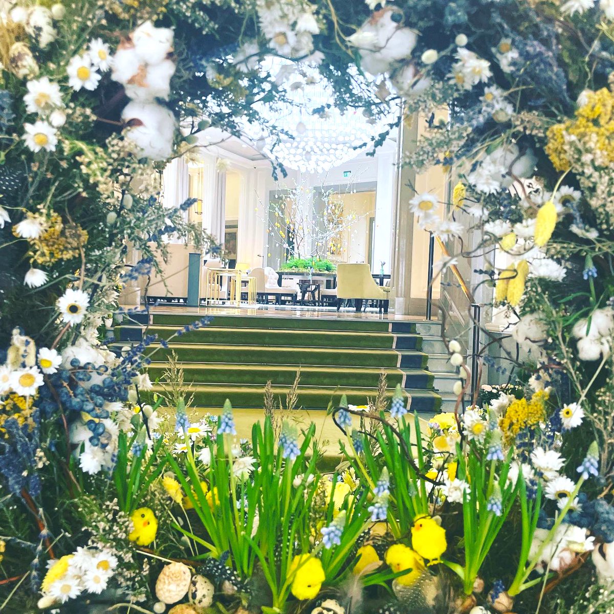 abstract_news's tweet image. Wishing everyone a very #HappyEaster. We hope you all have a lovely long weekend 🐣 We are loving the Easter decorations @corinthialondon this year #eventprofs #Easter ☀️