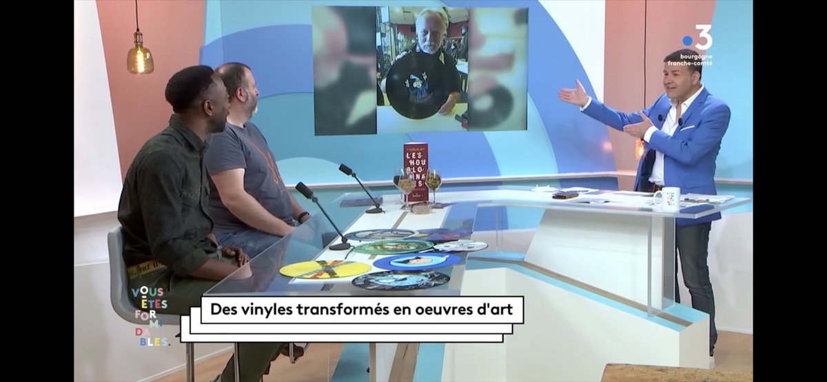 alekskuzz's tweet photo. projet Vie/Nyle défectueux détourné dans l’émission « Vous êtes formidables » animée par @pascalgervaize sur @F3Bourgogne @France3tv 🤩
Expo04/06 au 09/07
Rendez-vous le 4juin à 18h à @latitude_21 ->vernissage de l expo.
https://t.co/ATaUiqtxuf

https://t.co/JPgHwHxbcM https://t.co/W3jcw8o6r8