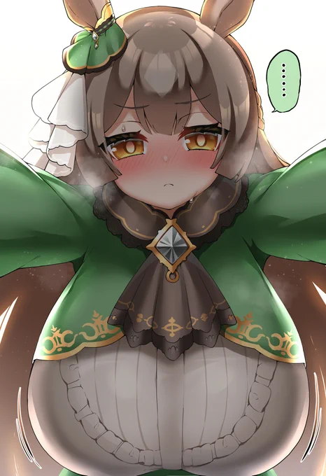 かかり気味のダイヤちゃんを描きました 