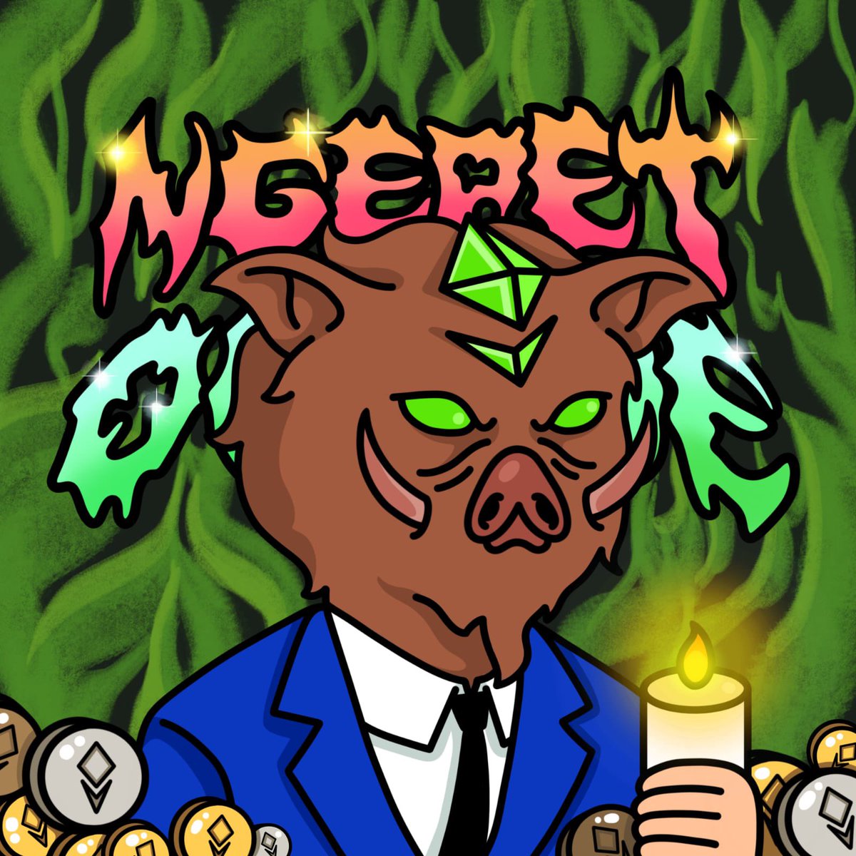 WagmiKingNFT's tweet photo. The Boar Demon has spoken 🐗:
!TOT !TOT !TOT

To celebrate nothing, NGEPET ONLINE is giving away 1x MINDBLOWON UNIVERSE Whitelist 👀

1. Follow @racuninNFT , @MindblowonNFT , @dikadunq , @Dagelanco 
2. Like and Retweet 💙
3. Tag 3 friends 👨‍👦‍👦

Ends in 48 hours !TOT 🙌 https://t.co/tmEv29fRIM