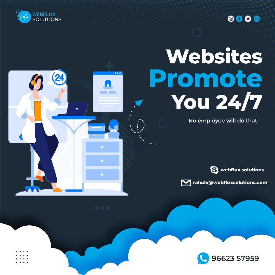 WebFluxSolution's tweet image. Who promotes your business 24*7?
The website promotes your business 24*7, No employees will do that!

Contact us to create a new website for your business or want us to redesign your website?

Skype: webflux.solutions
Email: rahulv@webfluxsolutions.com