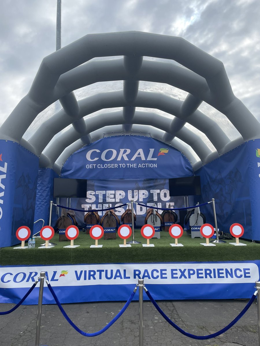 Think you have what it takes to be a jockey? 

<a href="/Coral/">Coral</a> are here at <a href="/NewcastleRaces/">Newcastle Racecourse</a> with a virtual racing experience so you can see for yourself! 🏇🏻🥽