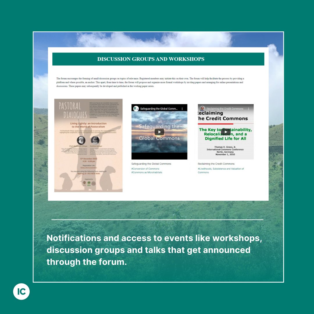fesforcommons's tweet photo. Watch @CommonerForum for updates of the launch event on April 22nd, as well as for links to access the forum.
2/2
#commons #FES #CenSe #PromiseofCommons #digitalcommons #community #commonpoolresources #digitalplatform https://t.co/c1mkfpfWYS