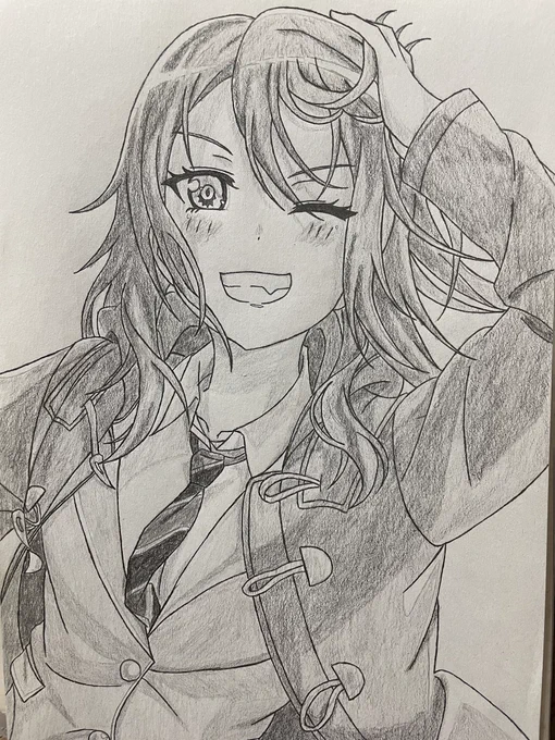 #BanGDream #バンドリ! #巴
#宇田川巴 #Afterglow #アフグロ
#宇田川巴生誕祭 
#宇田川巴生誕祭2022
#模写 #お絵描き #イラスト

くぅ〜!巴姉さん!誕生日おめでとうございます🎂🎁🎊🎉🎈 