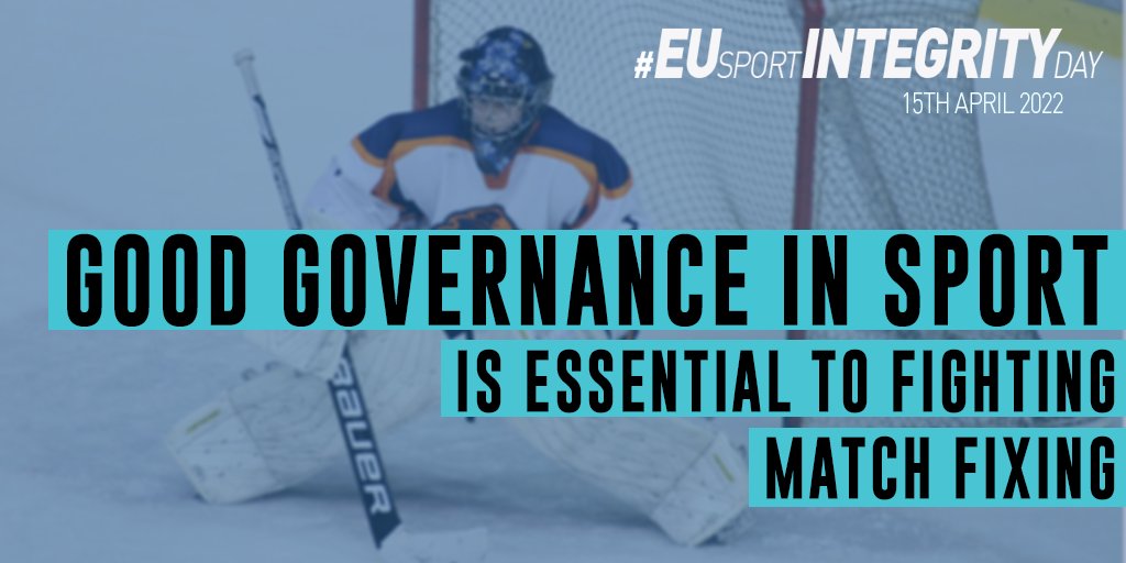 The importance of good governance in tackling #matchfixing cannot be understated. Join us on #EUSportIntegrityDay 2022 and help us spread the word 📢 to #PROtectIntegrity of the sports we love. More info👉eusportintegrityday.eu.