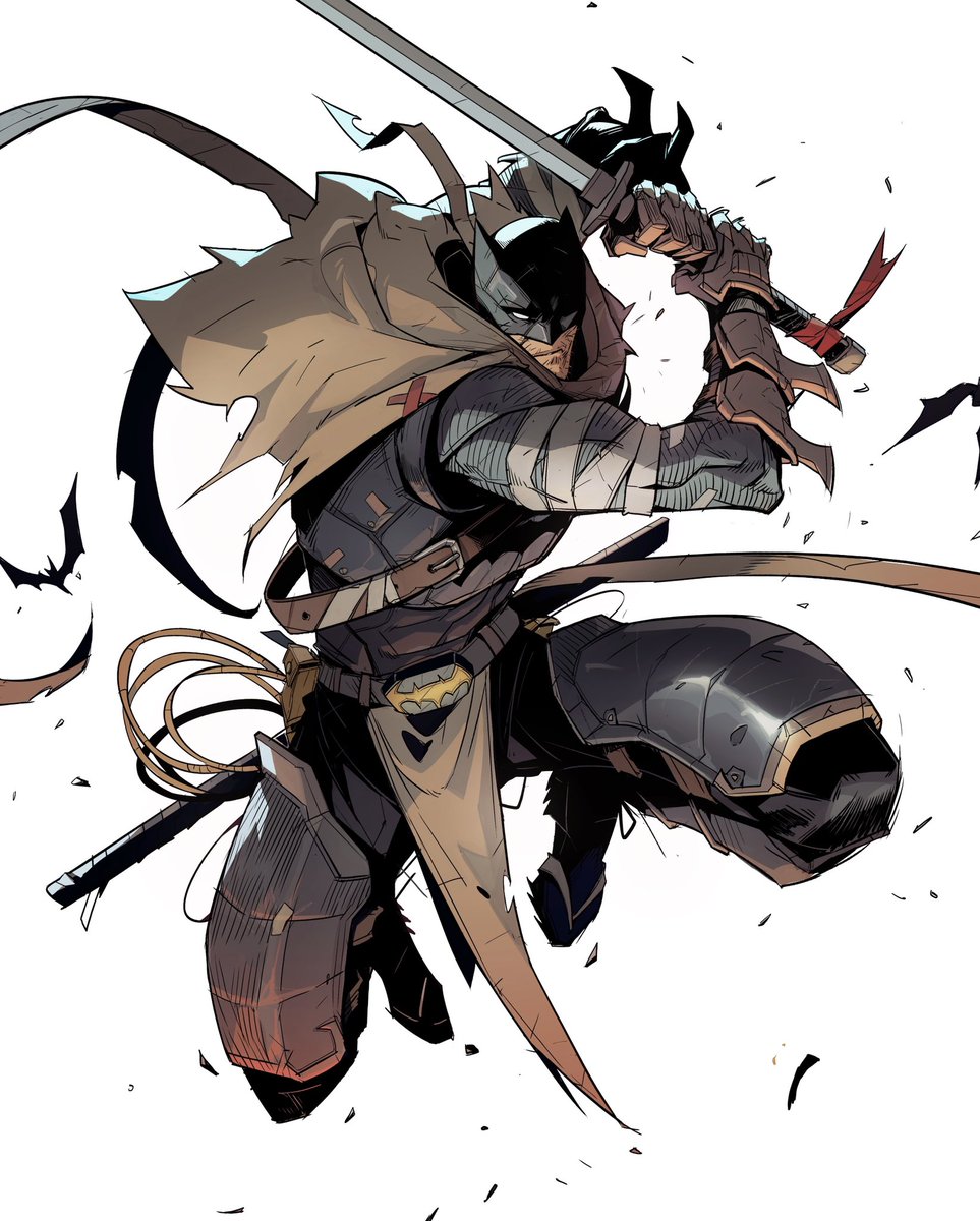 Bat V uncovered face version #batmansamurai #TheBatman