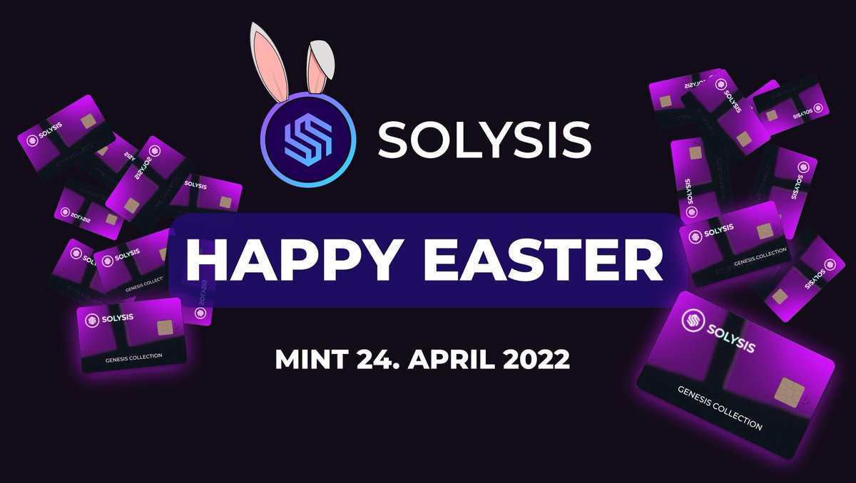 Marry Easter to ALL🐰

Take a break as we start a major marketing campaign from Monday to Mint day👀

It will be the last week ahead of us🚀

However, for us, it is not the end but a new beginning🫂

HAPPY HOLIDAYS!!!!! 

#NFTs #MintingSoon #Solana