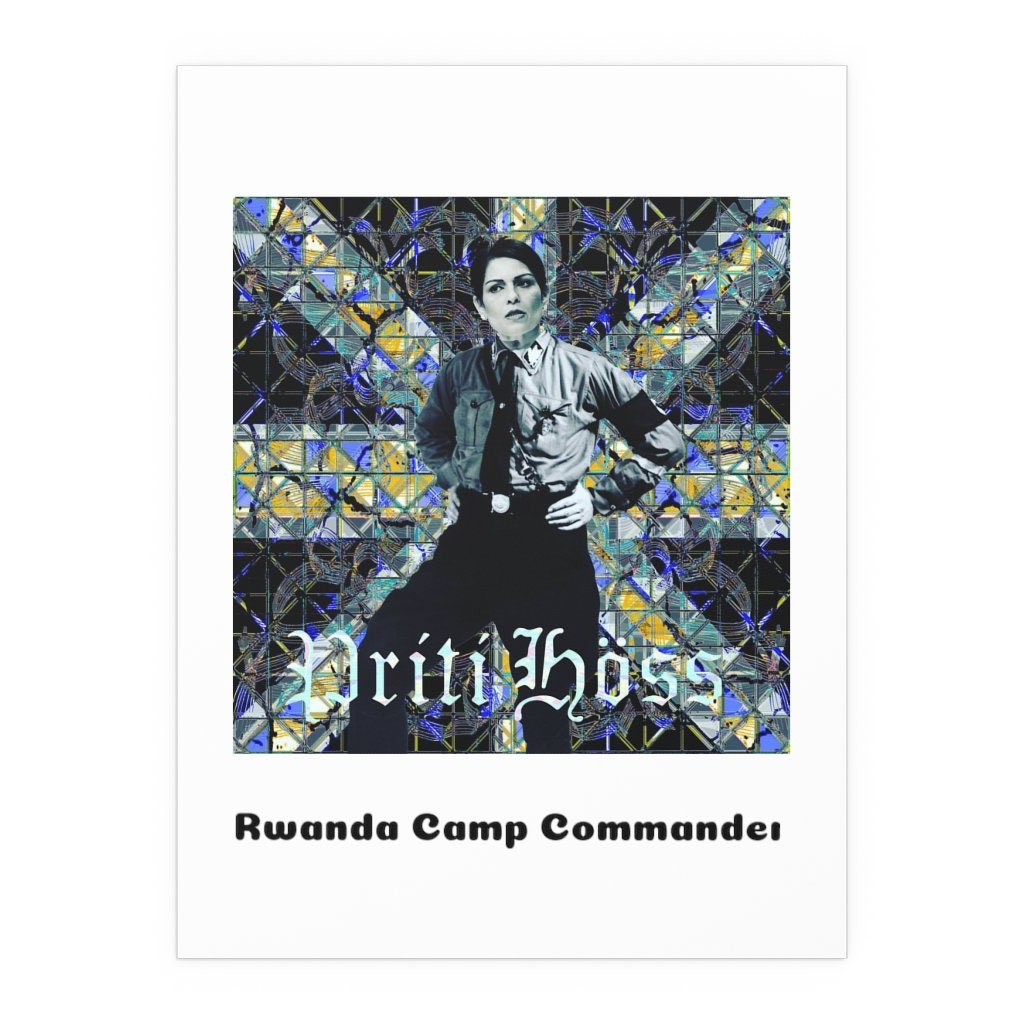 Excited to share this item from my #etsy shop: Rwanda Camp Commander Fine Art Posters #refugeecamps #rwanda #rudolfhoss etsy.me/37eXDpT