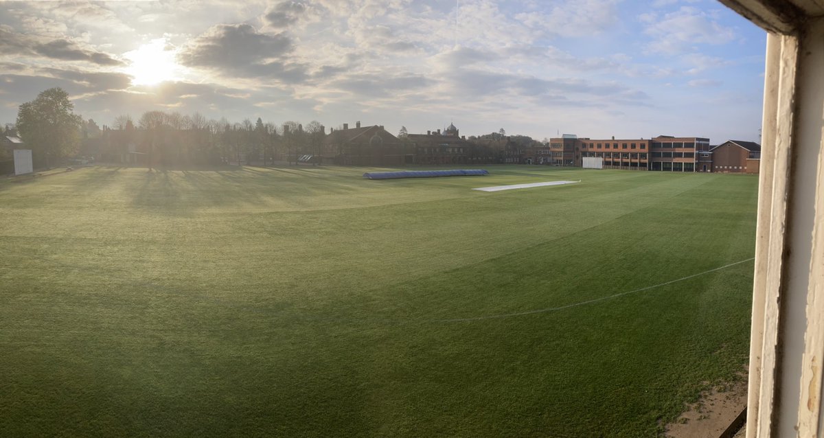 SchoolIpswich's tweet photo. All set for the first game of the year!! Sun in April!!  https://t.co/XsJUq9pf5p https://t.co/NZRe4DTrBS