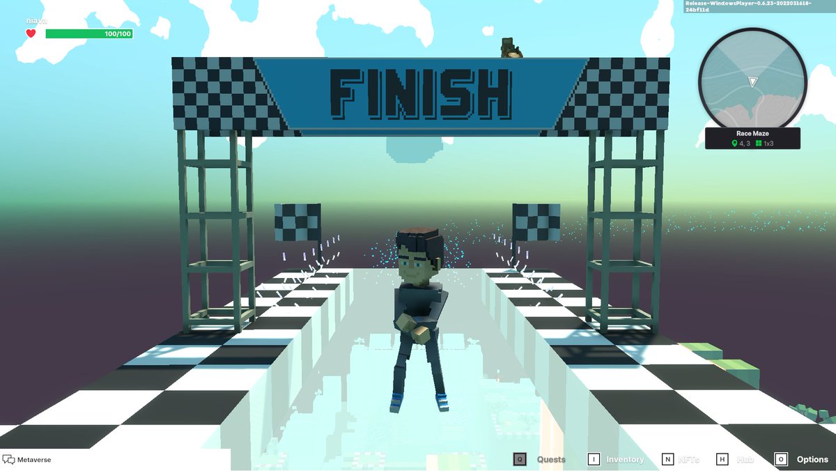 kabachok151's tweet photo. @TheSandboxGame Finished it🏁 #SAND #RaceMazeChallenge #NFTCommunity https://t.co/wkk73ichbF