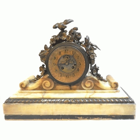 KonarkCollecta1's tweet photo. Bronze and onyx mantel table clock
DA033

17.5 X 14 X 6 inch (44.45 X 35.56 X 15.24 cm).

#clocks #vintageclocks #bronzeclocks #onyxclocks  #mantelclock https://t.co/YDI1dupCyT