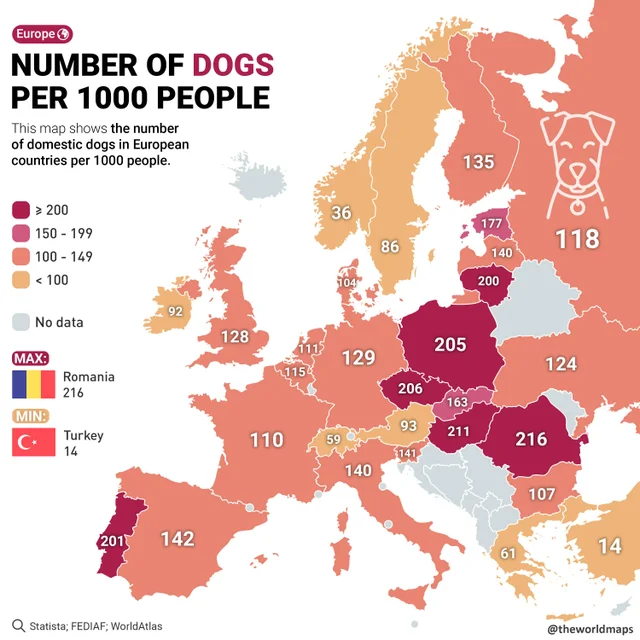 kasiasunny's tweet image. #dogs #Europe #EuropeMap #maps