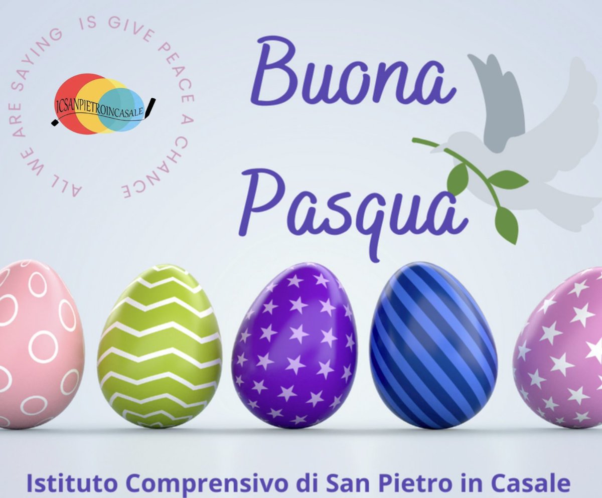 Cari docenti, studenti e studentesse, genitori e personale dell’IC, desidero porgere un augurio speciale per le imminenti festività pasquali .
Auguro a tutti voi una Pasqua di speranza, di salute, di serenità e di riflessione.
La Dirigente Scolastica Matilde Ferlini