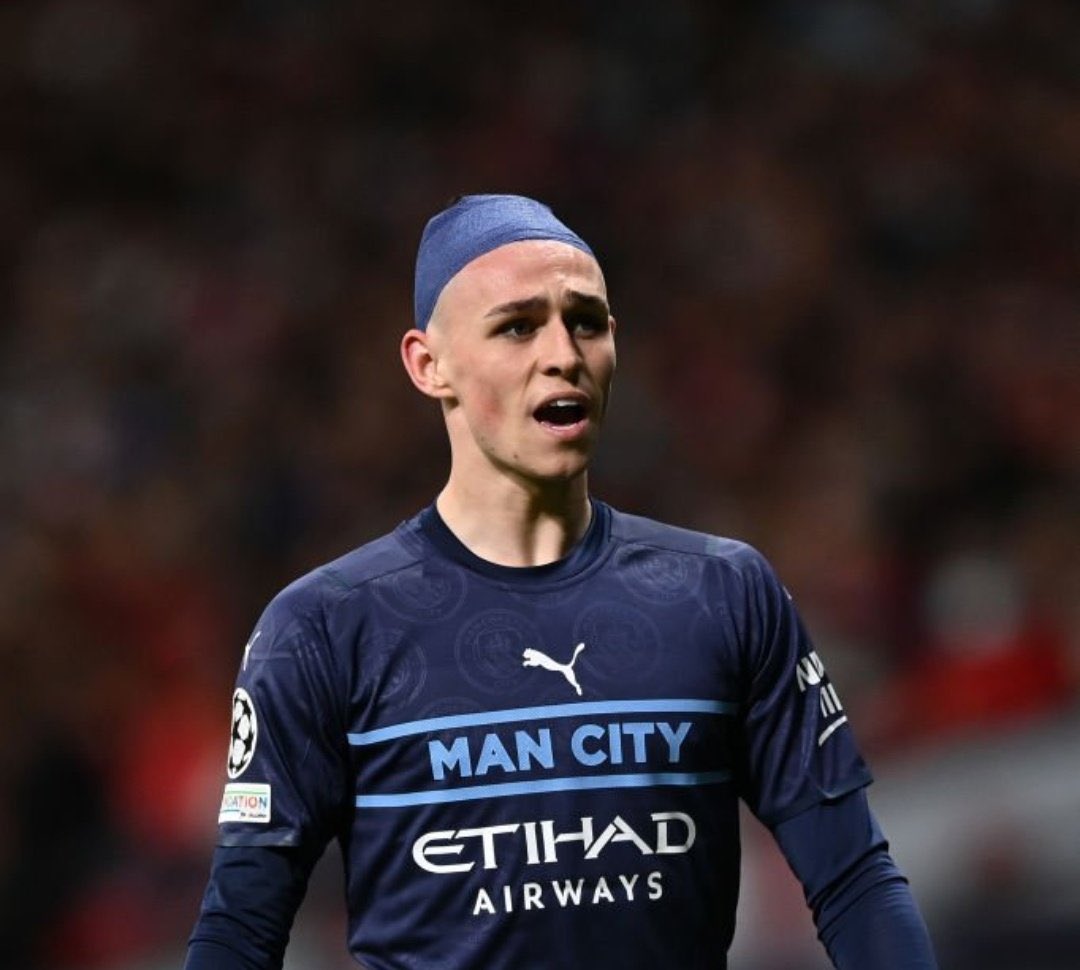When your little brother gets a new footy top at Christmas with his party hat on.
<a href="/PhilFoden/">Phil Foden</a>